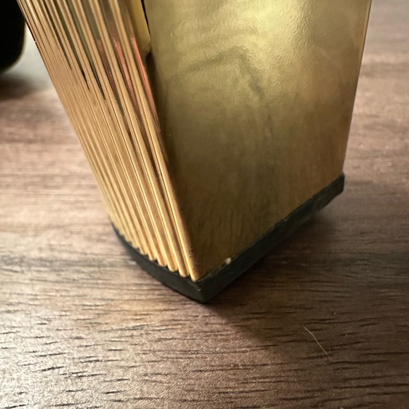 MICHAEL Kors Metallic Block-Heel Black Suede Sandals - Picture 9 of 10